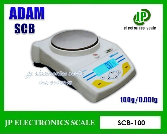 เครื่องชั่งละเอียดสูง100gx0.001g ยี่ห้อ ADAM รุ่นSCB-100