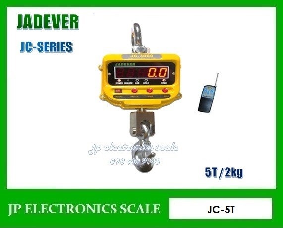  เครื่องชั่งแขวน JADEVER รุ่น  JC-5000 (ผ่านการตรวจรับรอง)