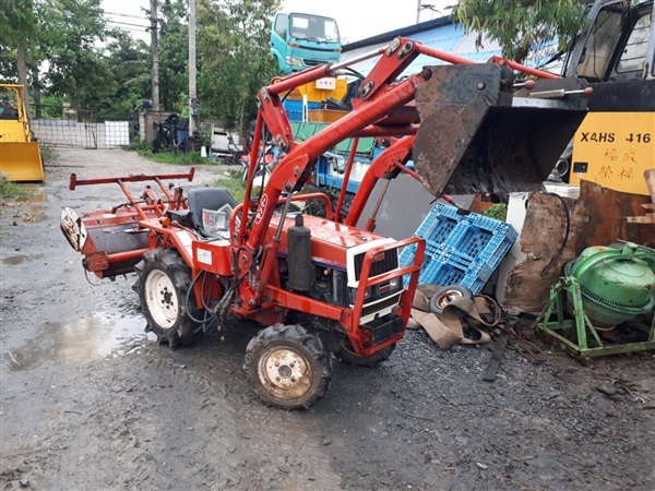 ขาย รถไถนา พร้อมโรตารี่ และแขนตักบุ้งกี๋ YANMAR ขนาด 14 แรง  | tractor-backhoe - ปากท่อ ราชบุรี