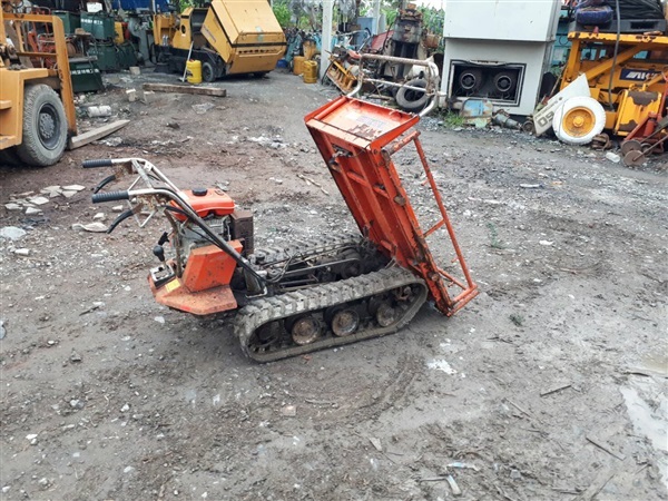 ขาย รถบรรทุกตะขาบ แทรคยาง ยกดั๊มแบบแมนน่วล เก่าญี่ปุ่น พร้อม | tractor-backhoe - ปากท่อ ราชบุรี