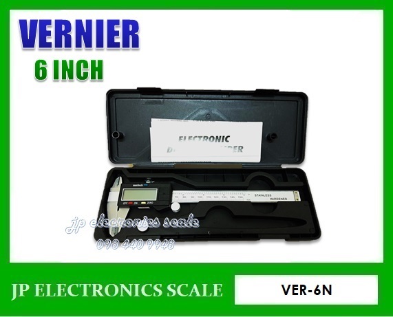 เวอร์เนีย ดิจิตอล ขนาดวัด 6 นิ้ว (150 มม.) | หจก.เอส.พี.เจ.อิเล็กทรอนิกส์ สเกล - บ้านไผ่ ขอนแก่น