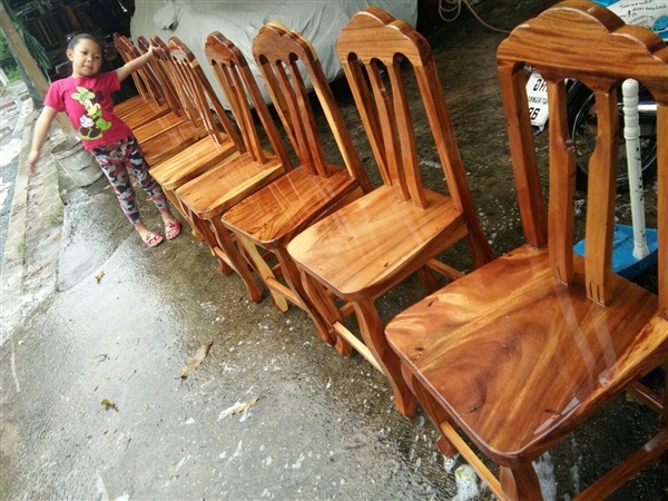 เก้าอี้ไม้จริง | ร้าน Chat_Shop  (เฟอร์นิเจอร์ไม้)  - บางใหญ่ นนทบุรี
