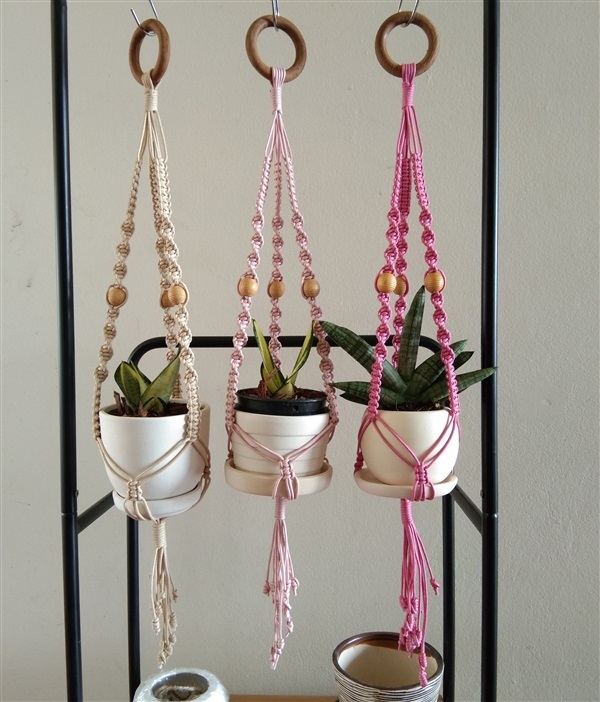 ที่แขวนกระถางต้นไม้ | Macrame plant hanger - บางขุนเทียน กรุงเทพมหานคร