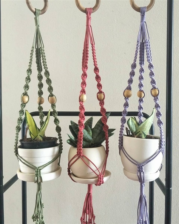 ที่แขวนกระถางต้นไม้ | Macrame plant hanger - บางขุนเทียน กรุงเทพมหานคร