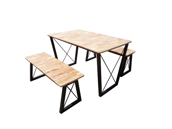 ชุดโต๊ะไม้ทรงโมเดิร์น | laddagarden - ลาดหลุมแก้ว ปทุมธานี
