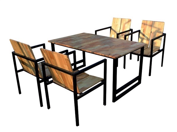 ชุดโต๊ะไม้สนาม | laddagarden - ลาดหลุมแก้ว ปทุมธานี