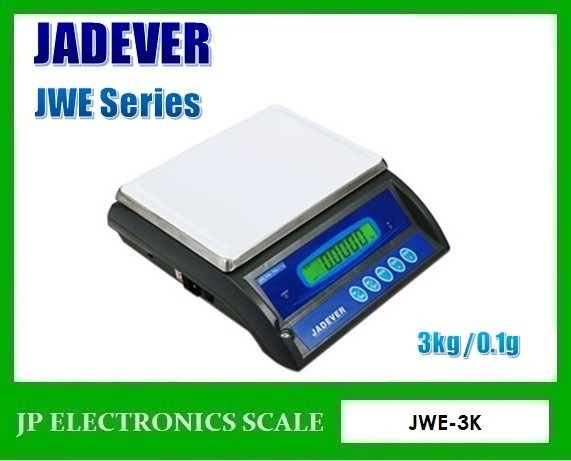 เครื่องชั่งดิจิตอล 3kg ยี่ห้อ JADEVER รุ่น JWE-3K | jpelectronics - คลองหลวง ปทุมธานี