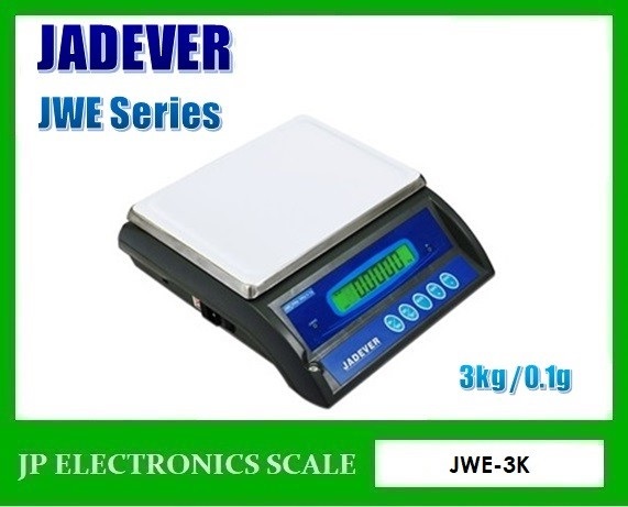 เครื่องชั่งดิจิตอล 3kg ยี่ห้อ JADEVER รุ่น JWE-3K