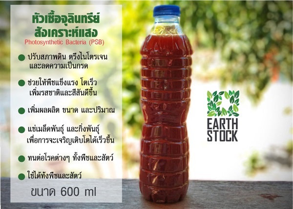 หัวเชื้อจุลินทรีย์สังเคราะห์แสง | earth stock - ท่าศาลา นครศรีธรรมราช