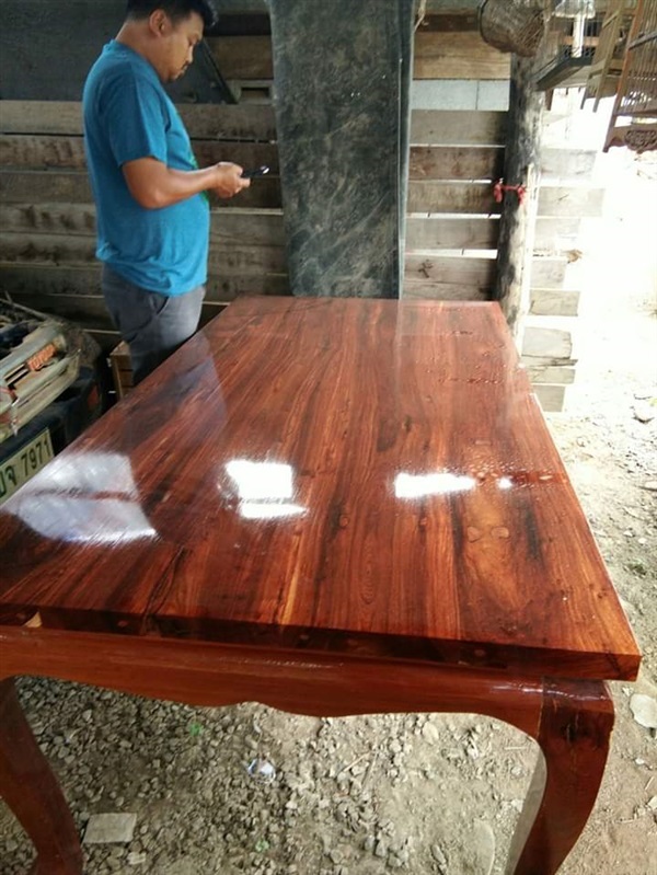 โต๊ะไม้ประดู่ | ร้าน Chat_Shop  (เฟอร์นิเจอร์ไม้)  - บางใหญ่ นนทบุรี