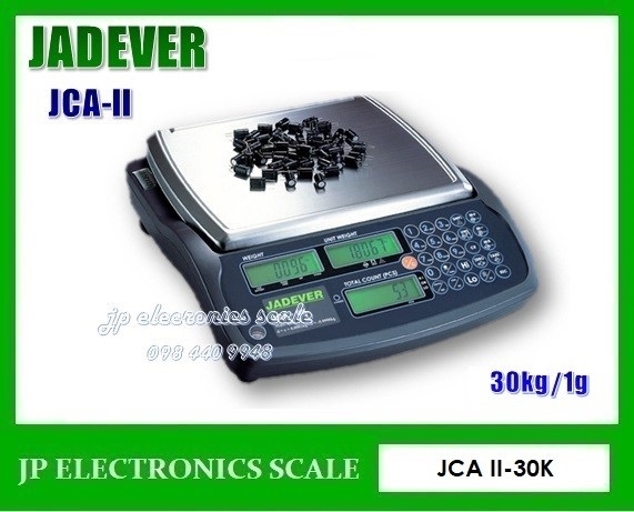 เครื่องชั่งนับจำนวน 30kg ยี่ห้อJADEVER รุ่น JCA II-30K | jpelectronics - คลองหลวง ปทุมธานี