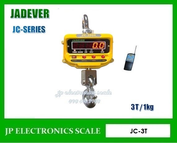 เครื่องชั่งแขวน3000กิโลกรัม JADEVER รุ่น JC-3000 