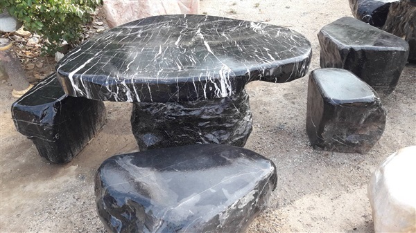 โต๊ะชุดหินธรรมชาติ | ชัดชัย หินประดับ - เมืองกาญจนบุรี กาญจนบุรี