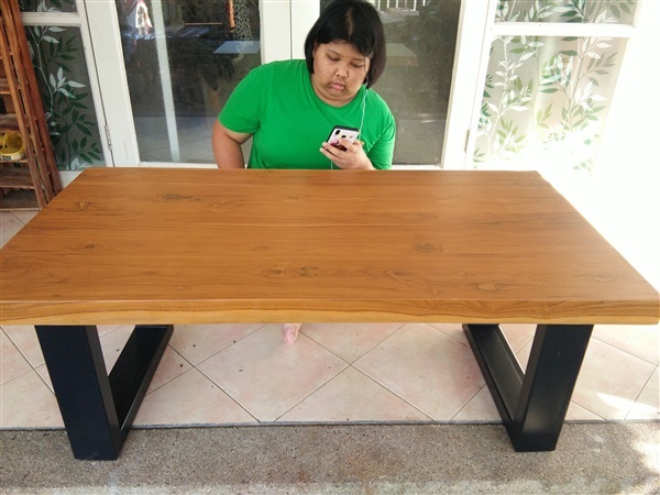 โต๊ะกลางไม้สักทอง ก60xย120xส45 | ร้าน Chat_Shop  (เฟอร์นิเจอร์ไม้)  - บางใหญ่ นนทบุรี