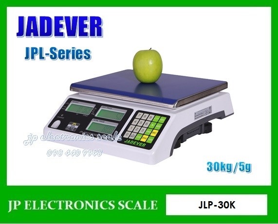 เครื่องชั่งคำนวณราคา30kg เครื่องชั่ง JADEVER รุ่น JPL-30K