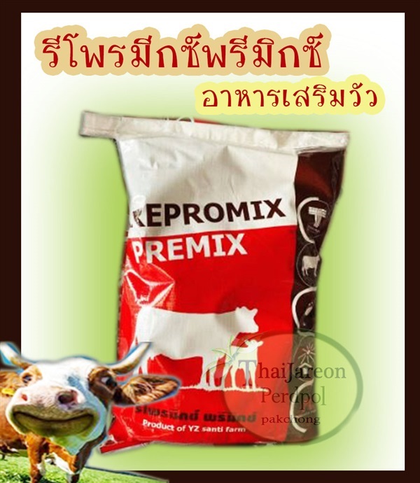 รีโพรมีกซ์พรีมิกซ์ Repromix Premix อาหารเสริมวัว บำรุงวัว | ร้านไทยเจริญพืชผล ปากช่อง - ปากช่อง นครราชสีมา