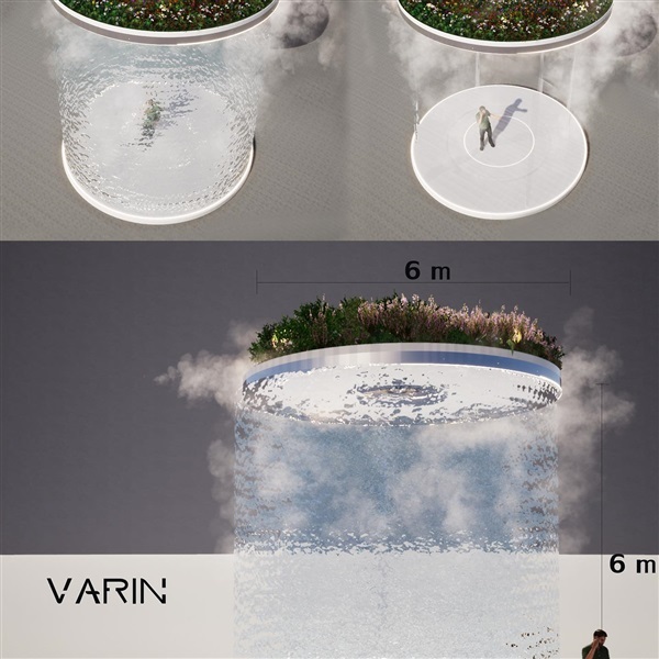 ม่านน้ำวาริน Varin=water