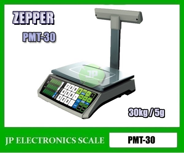 เครื่องชั่งคำนวณราคา เครื่องชั่งดิจิตอล ZEPPER รุ่น PMT-30