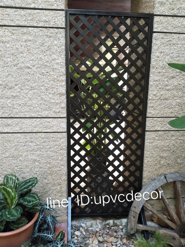 ระแนงกระถางupvc ระแนงปลูกไม้เลื้อยupvc กระถางupvc ระแนงบังตา