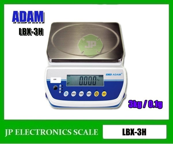 ตาชั่งดิจิตอล3kg เครื่องชั่งดิจิตอล ADAM รุ่น LBX-3H 