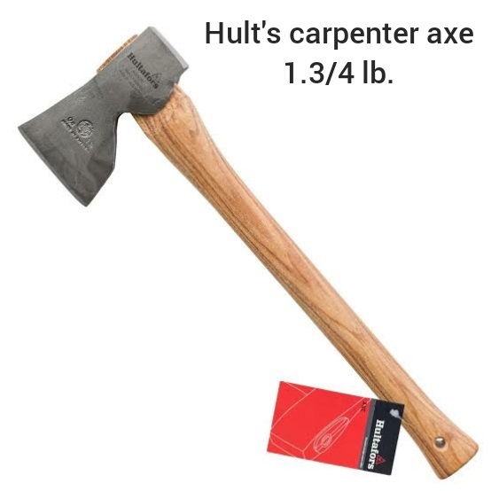 ขวานช่างไม้ Hult's Burk Carpenter Axe | พัฒนะกิตเครื่องมือช่าง - ภาษีเจริญ กรุงเทพมหานคร