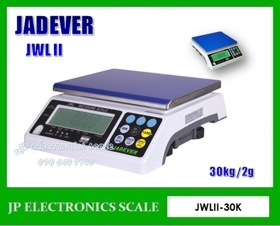 เครื่องชั่งดิจิตอล ตาชั่ง30กิโล JADEVER รุ่น JWL II-30K