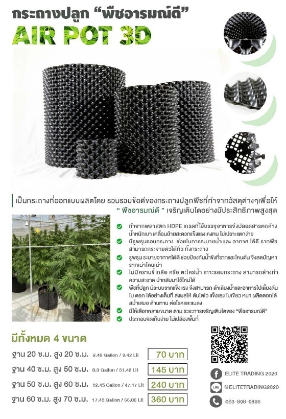กระถาง Ait pot สำหรับปลูกพืช | Elite - เมืองนนทบุรี นนทบุรี