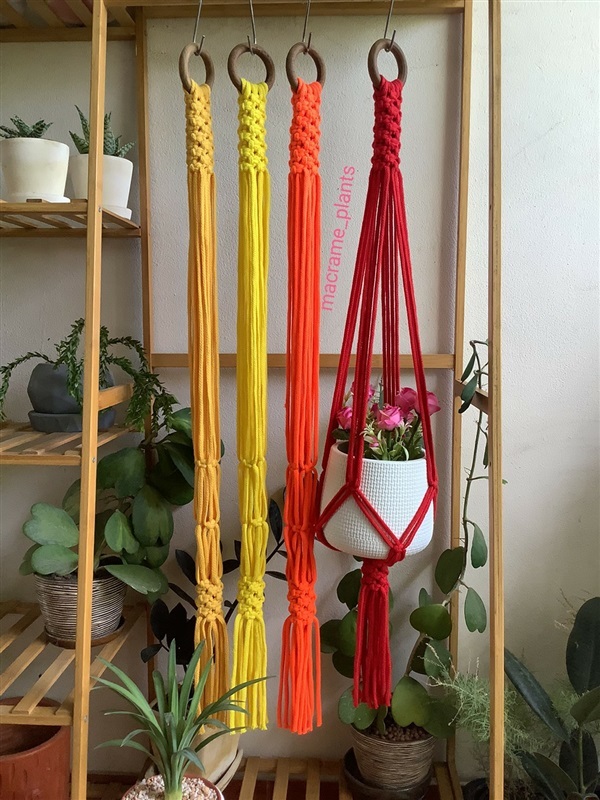 เชือกแขวนกระถางต้นไม้ | Macrame plant hanger - บางขุนเทียน กรุงเทพมหานคร