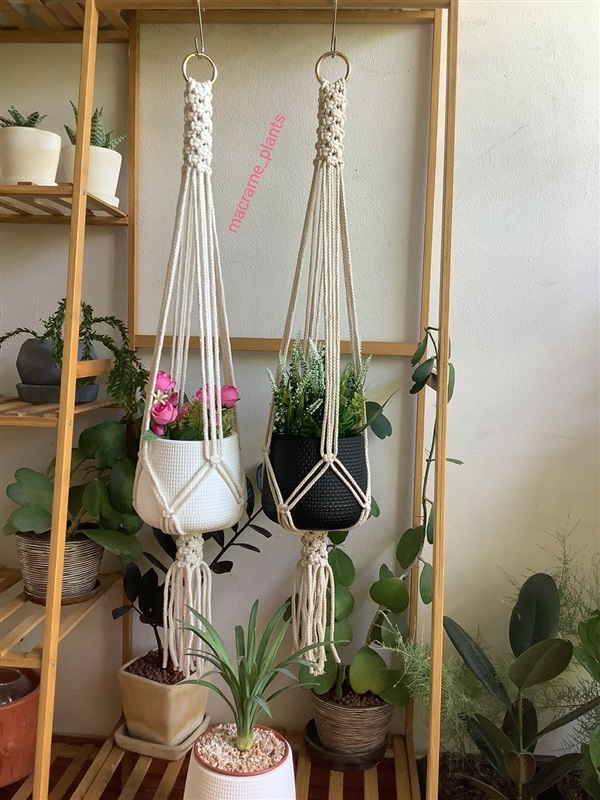 เชือกแขวนกระถางต้นไม้ | Macrame plant hanger - บางขุนเทียน กรุงเทพมหานคร