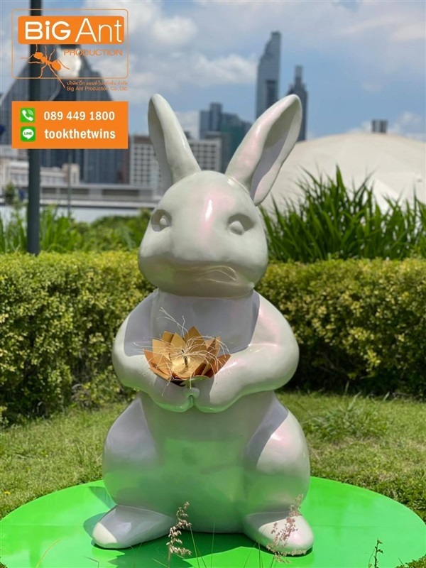 รูปปั้นกระต่าย | ฺบิ๊ก แอนท์ - วังทองหลาง กรุงเทพมหานคร