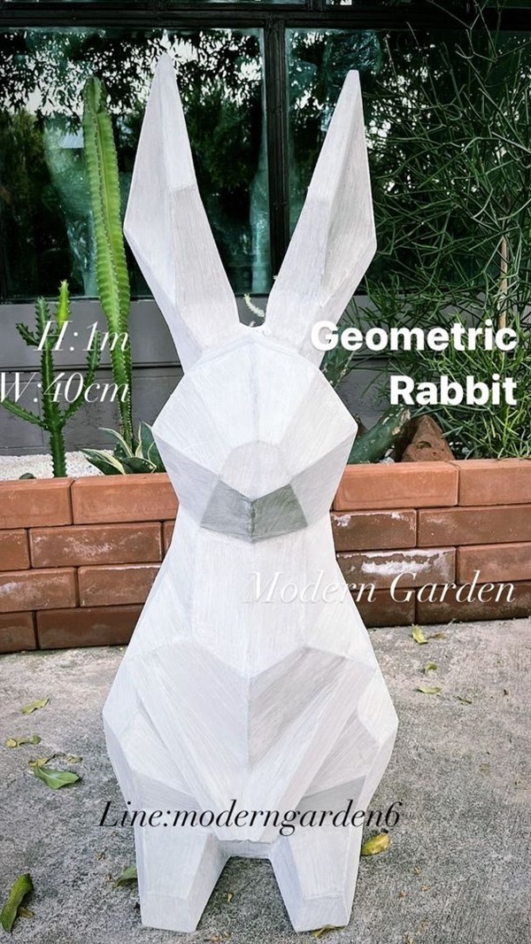 Geometric Rabbit แต่งบ้านและสวน สนใจline moderngarden6