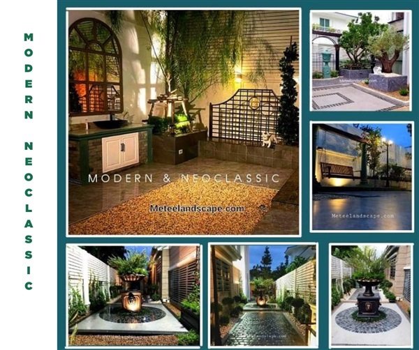 รับจัดสวน Neo classic & modern | Meteelandscape - บางใหญ่ นนทบุรี