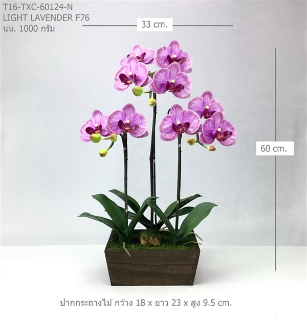 กระถางกล้วยไม้ประดิษฐ์ T16-TXC-60124-N F76 | ร้านอัครดอกไม้  - จตุจักร กรุงเทพมหานคร