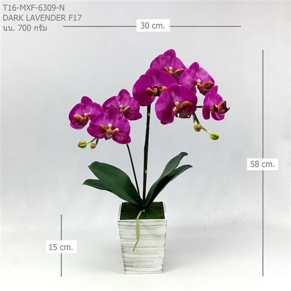 กระถางกล้วยไม้ประดิษฐ์ T16-MXF-6309-N F17