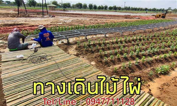 รับทำทางเดินไม้ไผ่ โครงสร้างเหล็ก | ฟามสุข - คลองหลวง ปทุมธานี