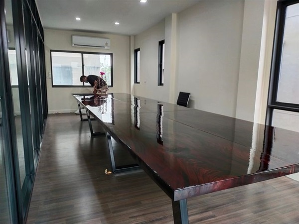 โต๊ะประชุม ก150x600x75 | ร้าน Chat_Shop  (เฟอร์นิเจอร์ไม้)  - บางใหญ่ นนทบุรี