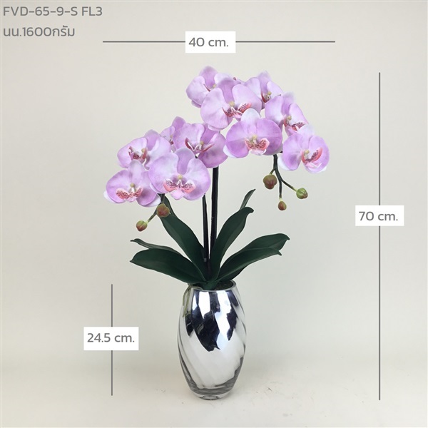 แจกันกล้วยไม้ฟาแลน FVD-65-9-S FL3