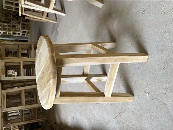 เก้าอี้กลมไม้สัก | Dee Dee OTOP Design Lampang - แม่ทะ ลำปาง