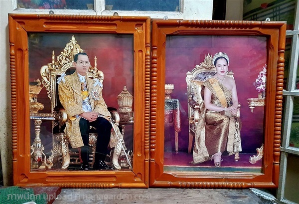 ภาพบรมชาราลักษณ์ในหลวงรัชกาลที่9 ภาพคู่ในหลวงร9 ภาพพระราชินี | ร้านวังโบราณ - บางบัวทอง นนทบุรี