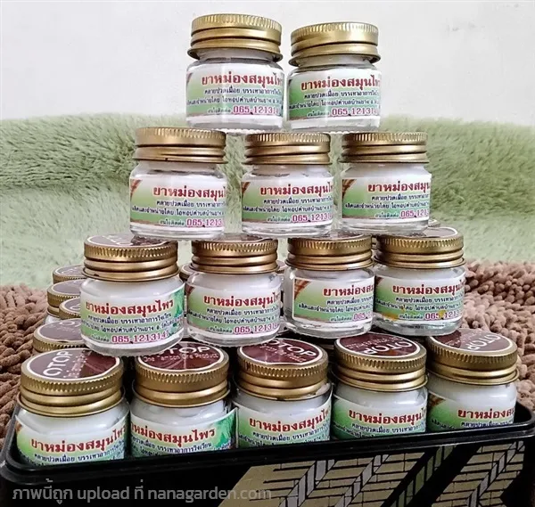 ยาหม่องแก้ปวด โดยPSL THAI HERB CENTER จ.พิษณุโลก รหัสสินค้า 364612